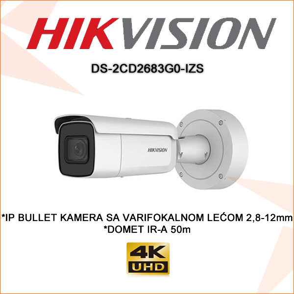 CAMARA IP 4K -  DS‐2CD2683