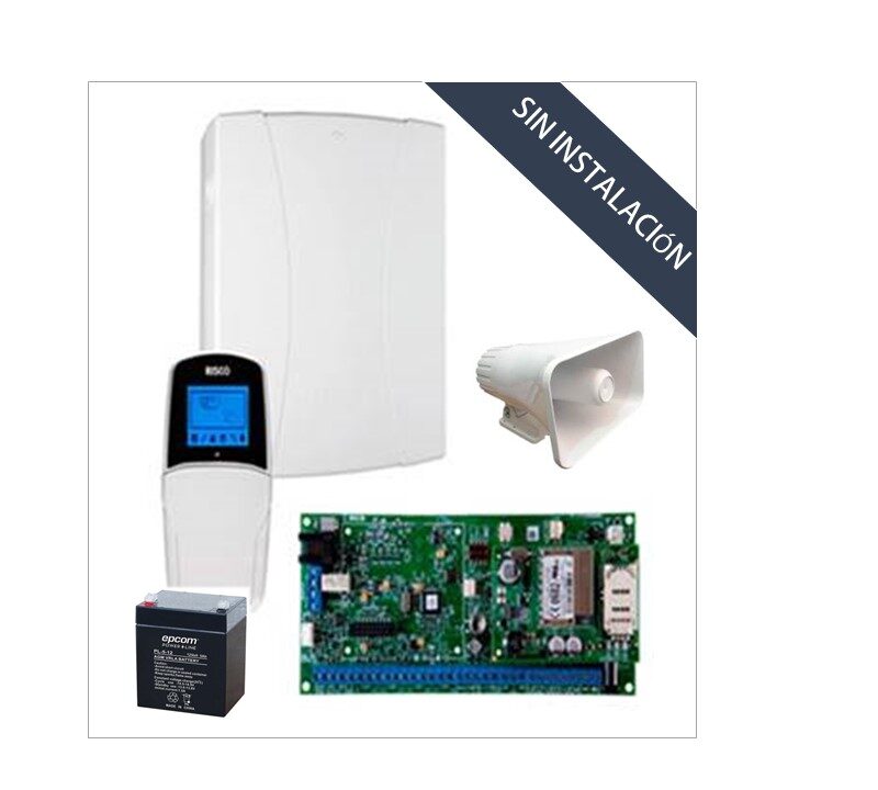Central de Alarma 8 ZONAS RISCO RP432M/CAB