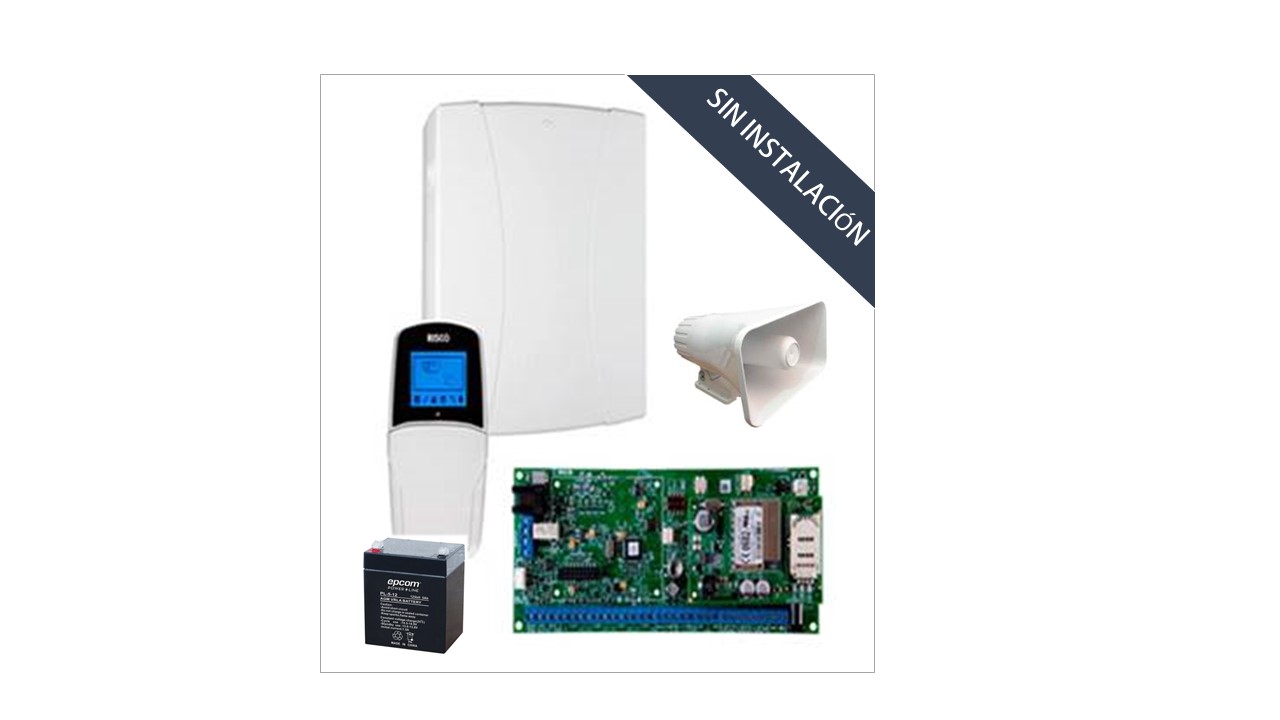 Central de Alarma 8 ZONAS RISCO RP432M/CAB